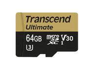 Карти памет 64GB microSDXC Transcend Ultimate UHS-I U3M