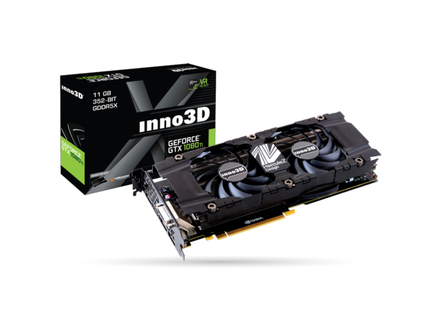 Видео карти Inno3D GeForce GTX 1080 Ti X2