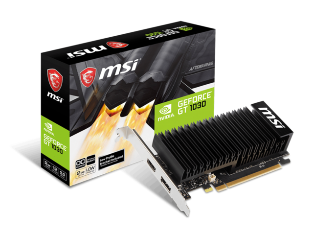 Видео карти MSI GeForce GT 1030 2GHD4 LP OC