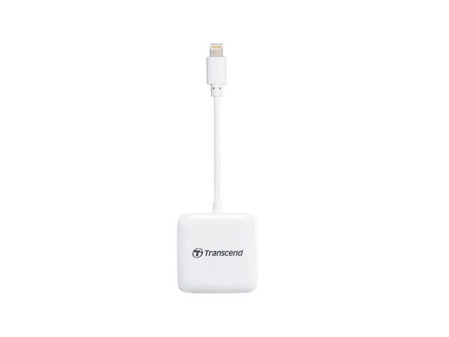Джаджи Transcend RDА2 Smart Reader Lightning, в бяло