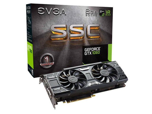 Видео карти EVGA GeForce GTX 1060 SSC GAMING