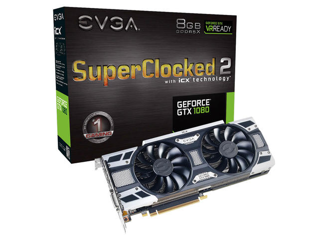 Видео карти EVGA GeForce GTX 1080 SC2 GAMING 8G
