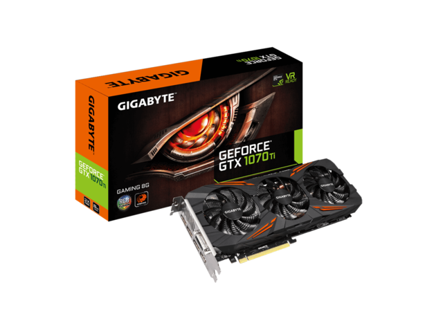 Видео карти Gigabyte GeForce GTX 1070 Ti Gaming 8G 