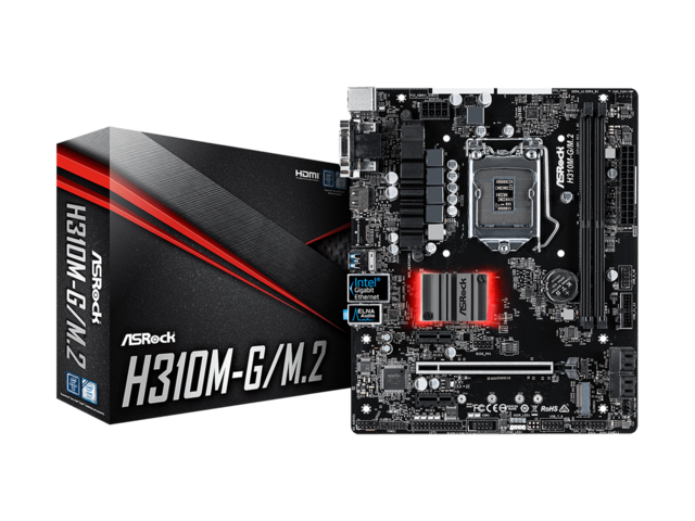Дънни платки ASRock H310M-G/M.2