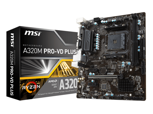 Дънни платки MSI A320M PRO-VD PLUS