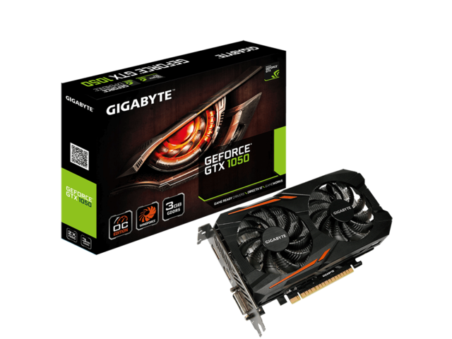 Видео карти Gigabyte GeForce GTX 1050 OC 3G