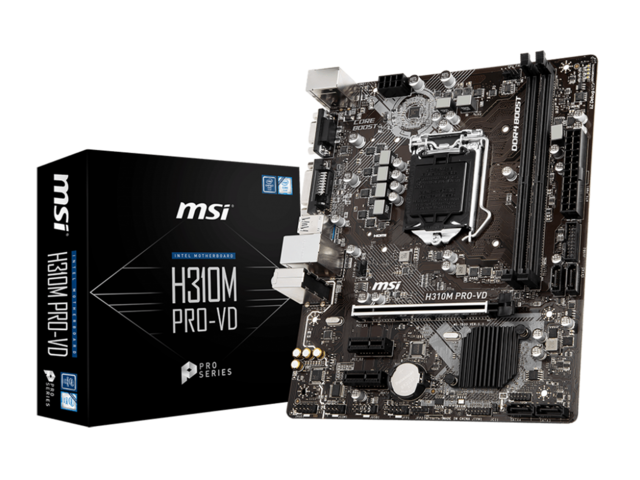 Дънни платки MSI H310M PRO-VD