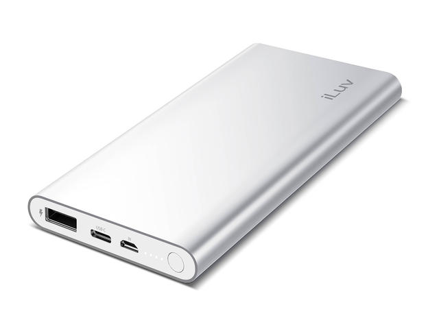 Външни батерии iLuv myPower 10000 mAh, в сребристо