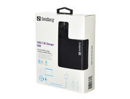 Зарядни устройства Sandberg SB-C AC Charger 65W EU+UK