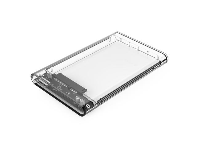Джаджи Orico прозрачна външна кутия за диск - 2.5 inch USB 3.0 transparent - 2139U3-CR