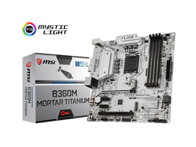 Дънни платки MSI B360M MORTAR TITANIUM