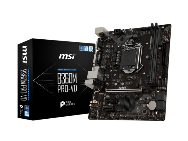 Дънни платки MSI B360M PRO-VD