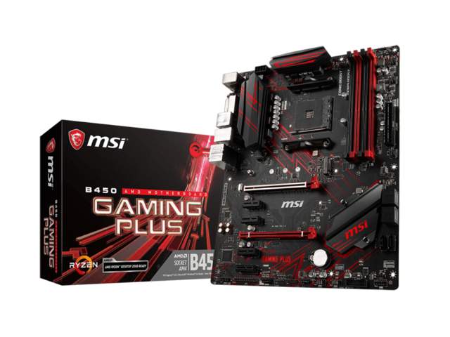 Дънни платки MSI B450 GAMING PLUS