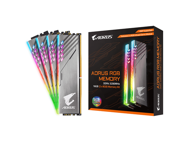 Оперативна памет 16GB (2x8GB) DDR4 3200MHz Auros RGB