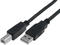Кабели и Адаптери VCom Кабел USB 2.0 AM / BM Black - CU201-B-1.5m