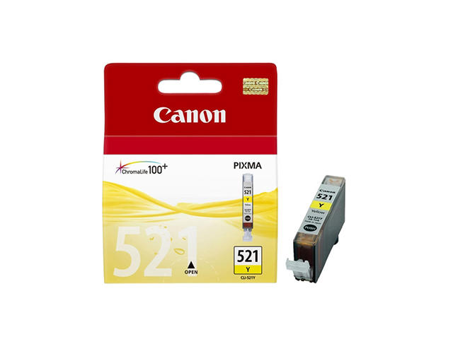 Консумативи Оригинален Canon Ink Tank CLI-521 Yellow