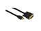 Кабели и Адаптери VCom Кабел DVI 24+1 Dual Link M / HDMI M - CG481G-1.8m