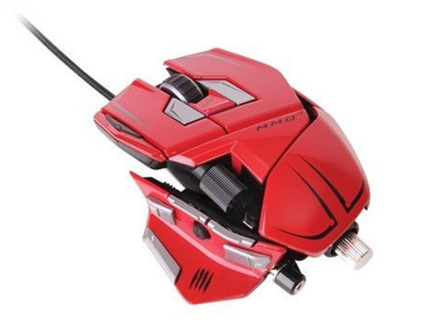 Мишки Mad Catz Cyborg M.M.O. 7, в червено