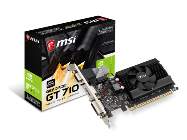Видео карти MSI GT 710 1GD3 LP