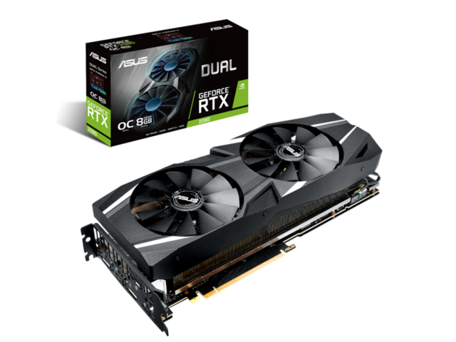 Видео карти ASUS DUAL GeForce RTX 2080 O8G
