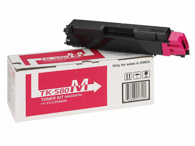Консумативи Оригинална тонер касета Kyocera TK-580M, магента