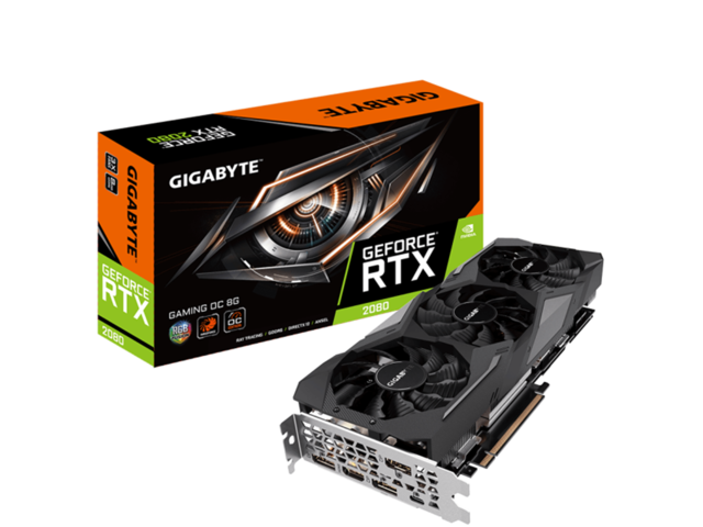Видео карти GIGABYTE GeForce RTX 2080 GAMING OC 8G