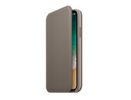 Калъфи Apple Leather Folio кожен калъф за iPhone X/Xs, кафяв