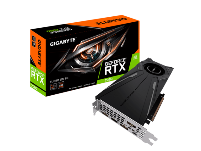 Видео карти Gigabyte GeForce RTX 2080 TURBO OC 8G