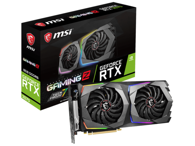 Видео карти MSI GeForce RTX 2070 GAMING Z 8G