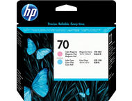 Консумативи Оригинален HP 70 Light Magenta and Light Cyan DesignJet Printhead