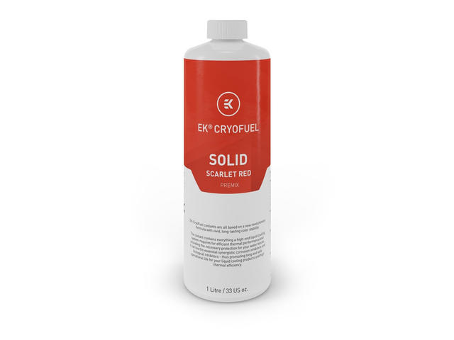 Течности EKWB EK-CryoFuel Solid Scarlet Red (Premix 1000 mL)