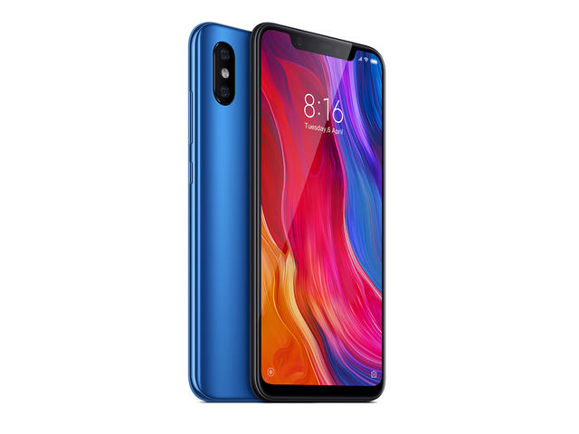 Смартфони Xiaomi Mi 8 128GB Dual SIM, в синьо