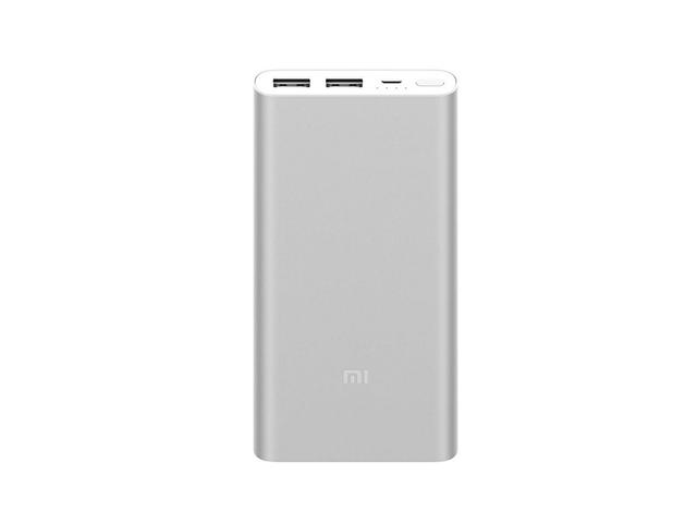 Външни батерии Xiaomi Mi Power Bank 2S 10000mAh, в сребристо