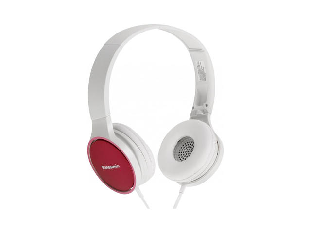 Слушалки Panasonic RP-HF300ME-P, бяло/розово