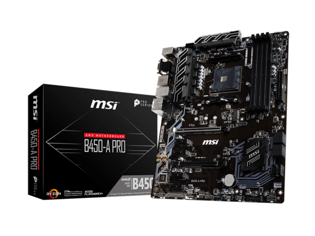 Дънни платки MSI B450-A Pro