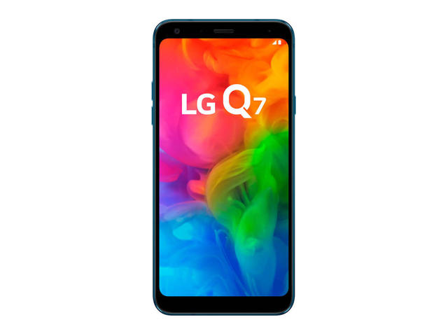Смартфони LG Q7 32GB Dual SIM, в синьо