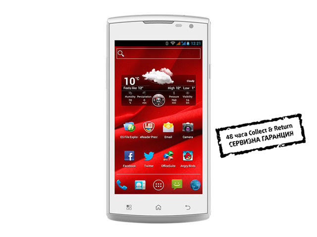 Смартфони Prestigio MultiPhone 4500 DUO 4GB, бял цвят