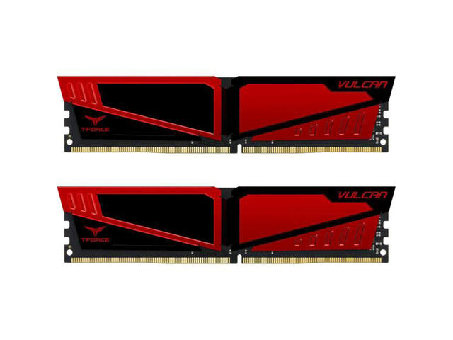 Оперативна памет 8GB(2x4GB) DDR4 2666MHz Team Group T-FORCE VULCAN Red