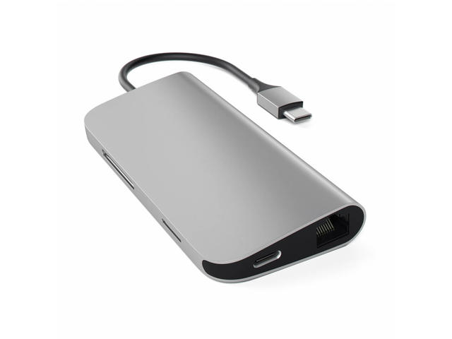 Кабели и Адаптери Satechi USB-C Aluminum Multiport Adapter  