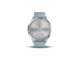 Смарт часовници Garmin vivomove HR Sport, сребрист с Seafoam каишка