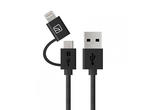Кабели и Адаптери Tucano 2-in-1 Lightning and MicroUSB Cable