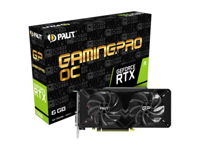 Видео карти Palit GeForce RTX 2060 GamingPro OC