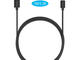 Кабели и Адаптери TeckNet TA502 Braided 3.1 USB-A to USB-C Cable Black
