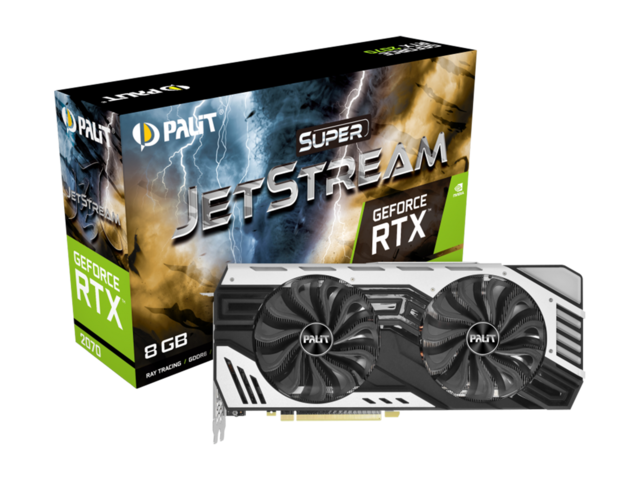 Видео карти Palit GeForce RTX 2070 Super JetStream