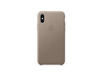 Калъфи Apple iPhone Xs Max Leather Case, в сиво