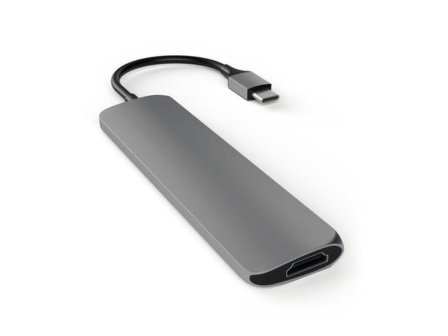 Кабели и Адаптери Satechi USB-C Multiport Adapter, тъмносив