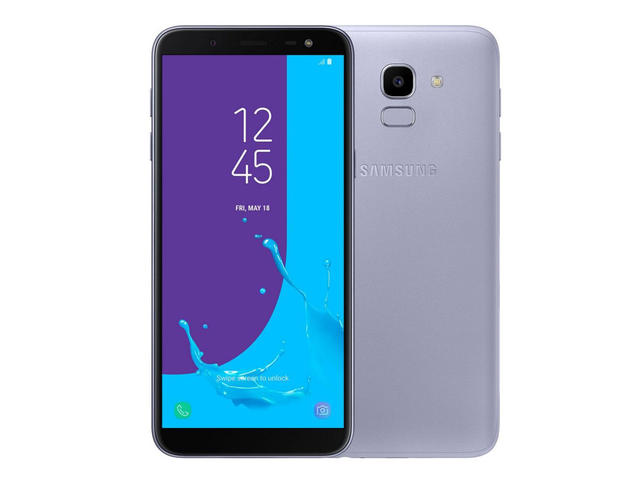 Смартфони Samsung Galaxy J6 (2018) Single SIM 32GB, светлолилав цвят