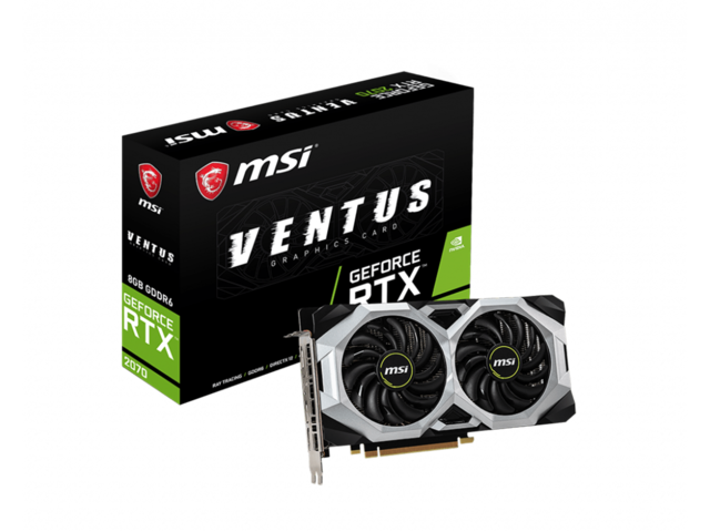 Видео карти MSI GeForce RTX 2070 VENTUS 8G