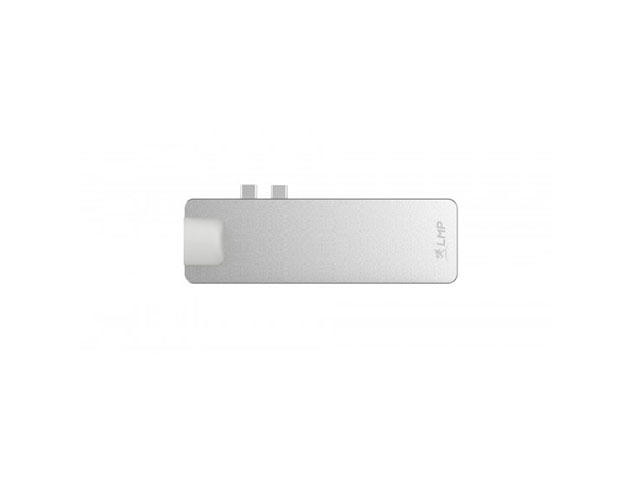 Кабели и Адаптери LMP USB-C Compact Dock 4K Pro, сребрист