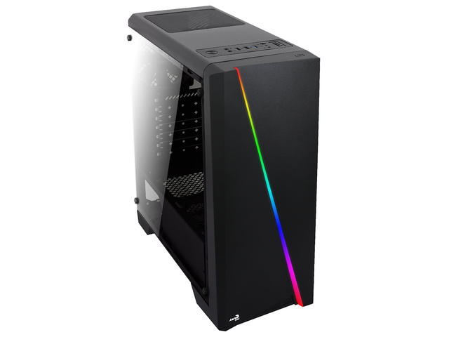 Кутии AeroCool Cylon Black Tempered Glass